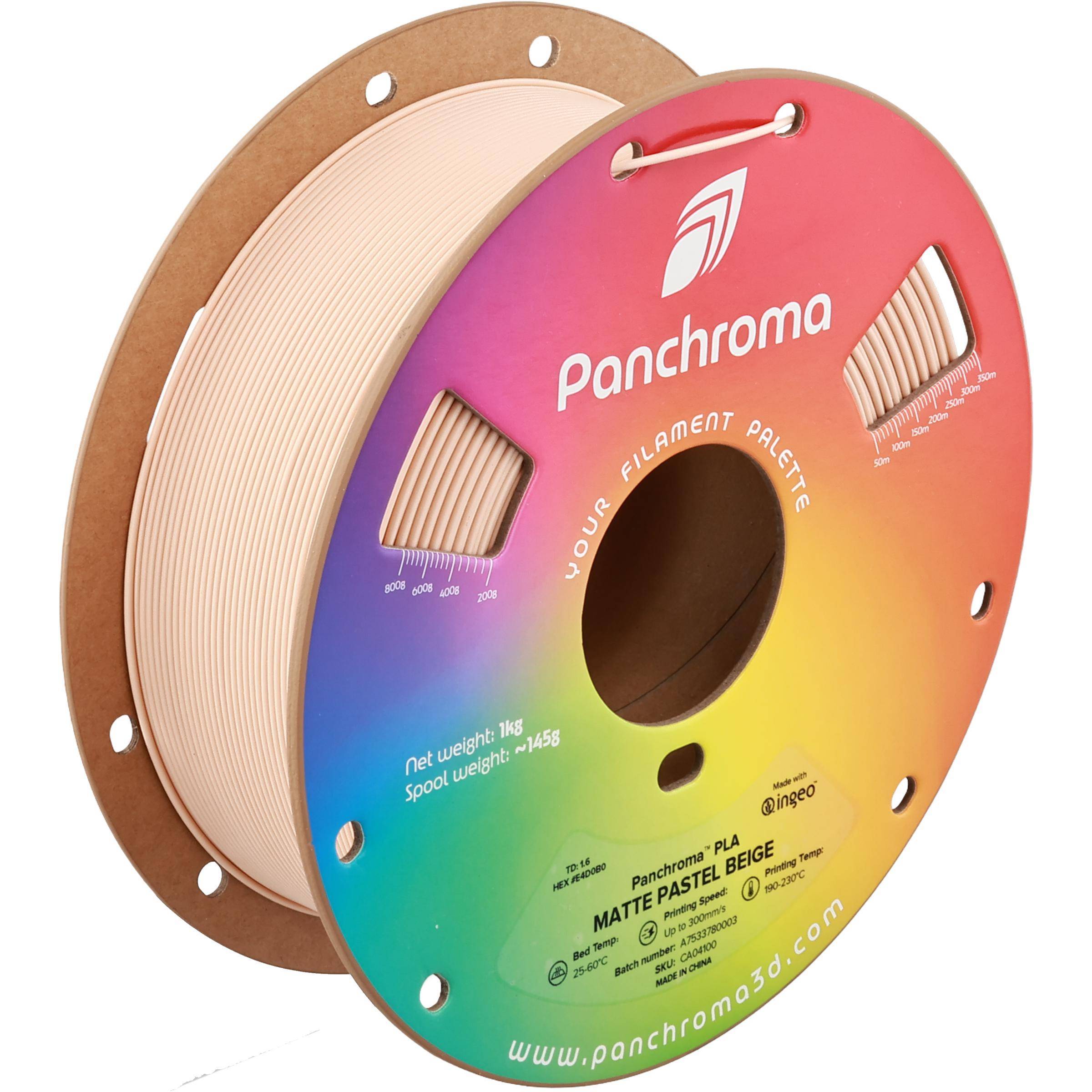 Polymaker Panchroma Matte PLA Filament, 1,75mm, 1kg - Farbton: Pastel Beige