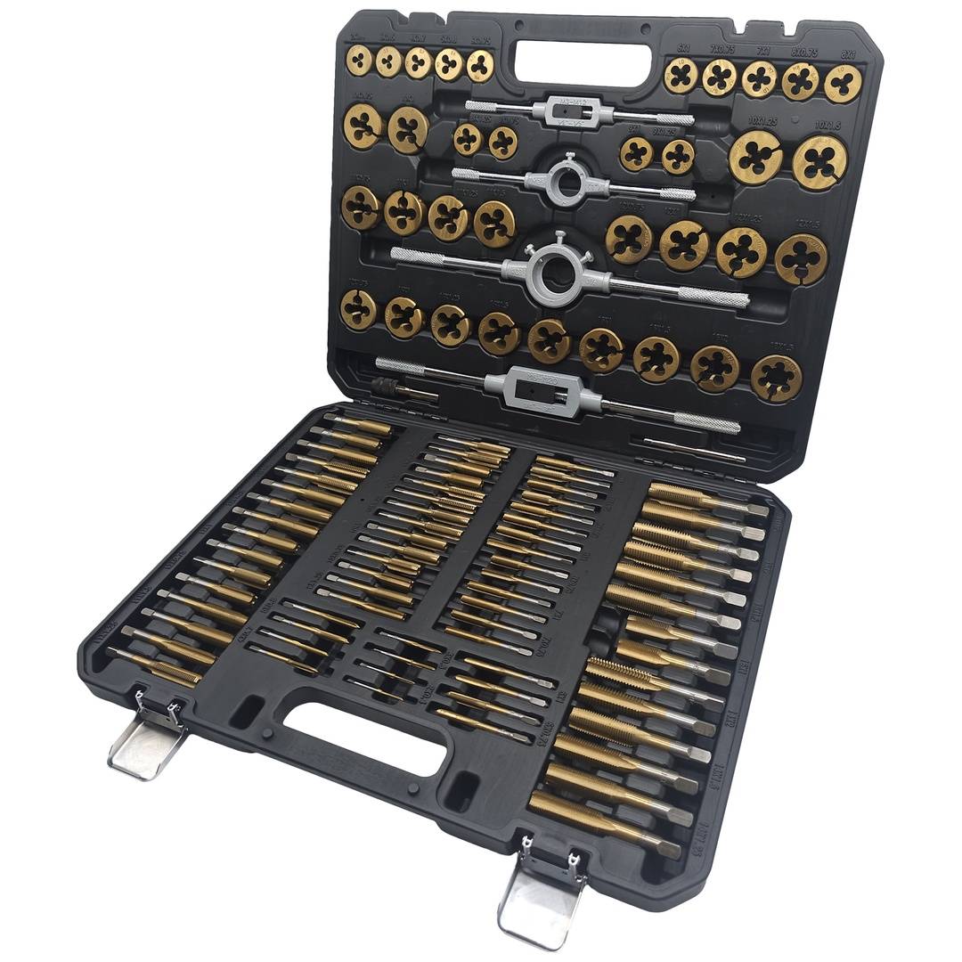 KS Tools COMPETITION TiN Gewindeschneidwerkzeug-Satz, 110-tlg.
