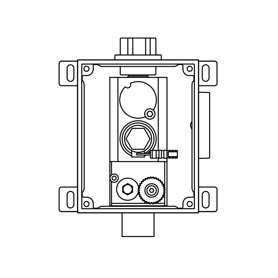 WimTec Rohbauset Typ 121803 W5 Unterputz Einheit für Sanitärinstallationen, 1 Stk.