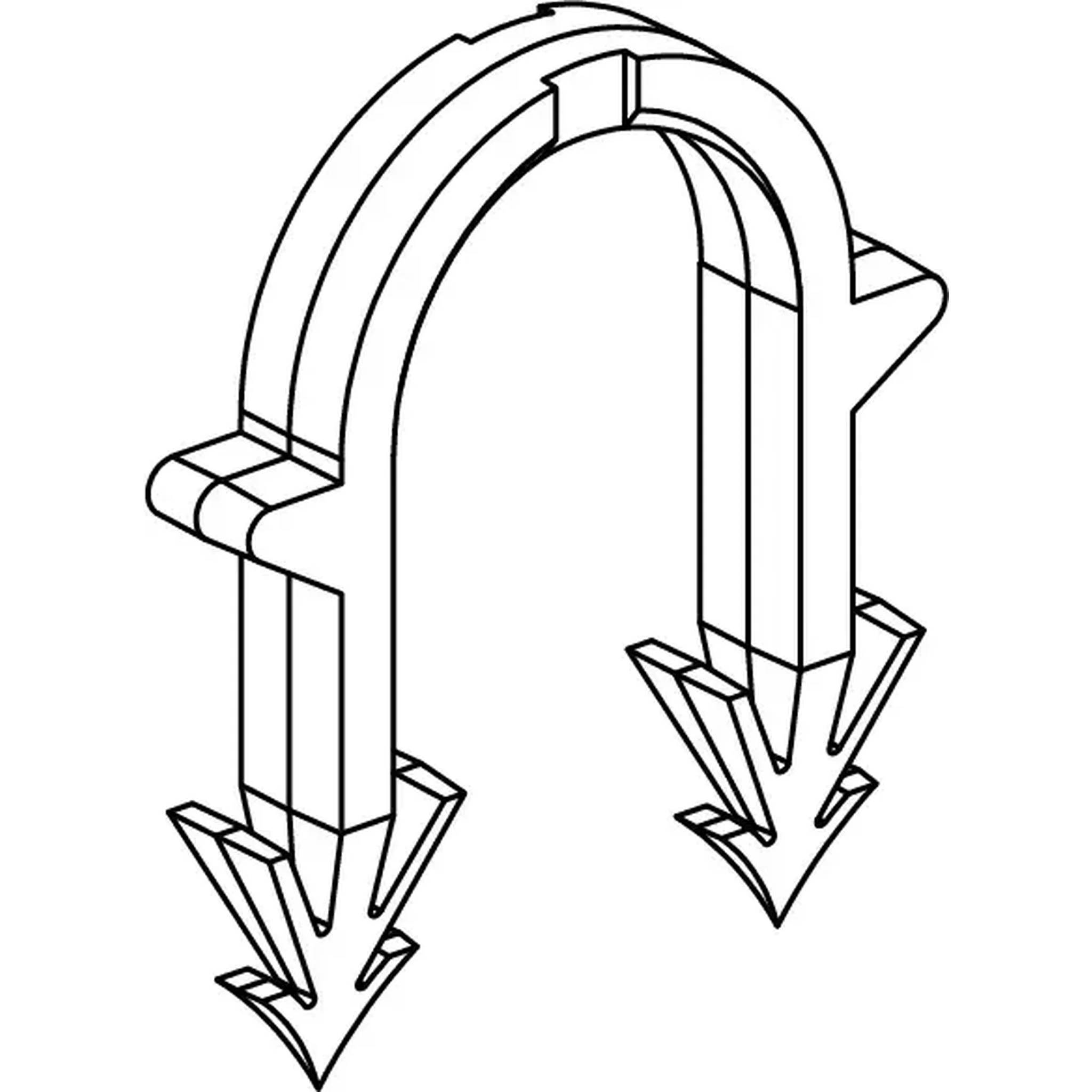 UPONOR Tacker Nadel Set, 14-20 mm, H=40 mm, Packung mit 1000 Stk.