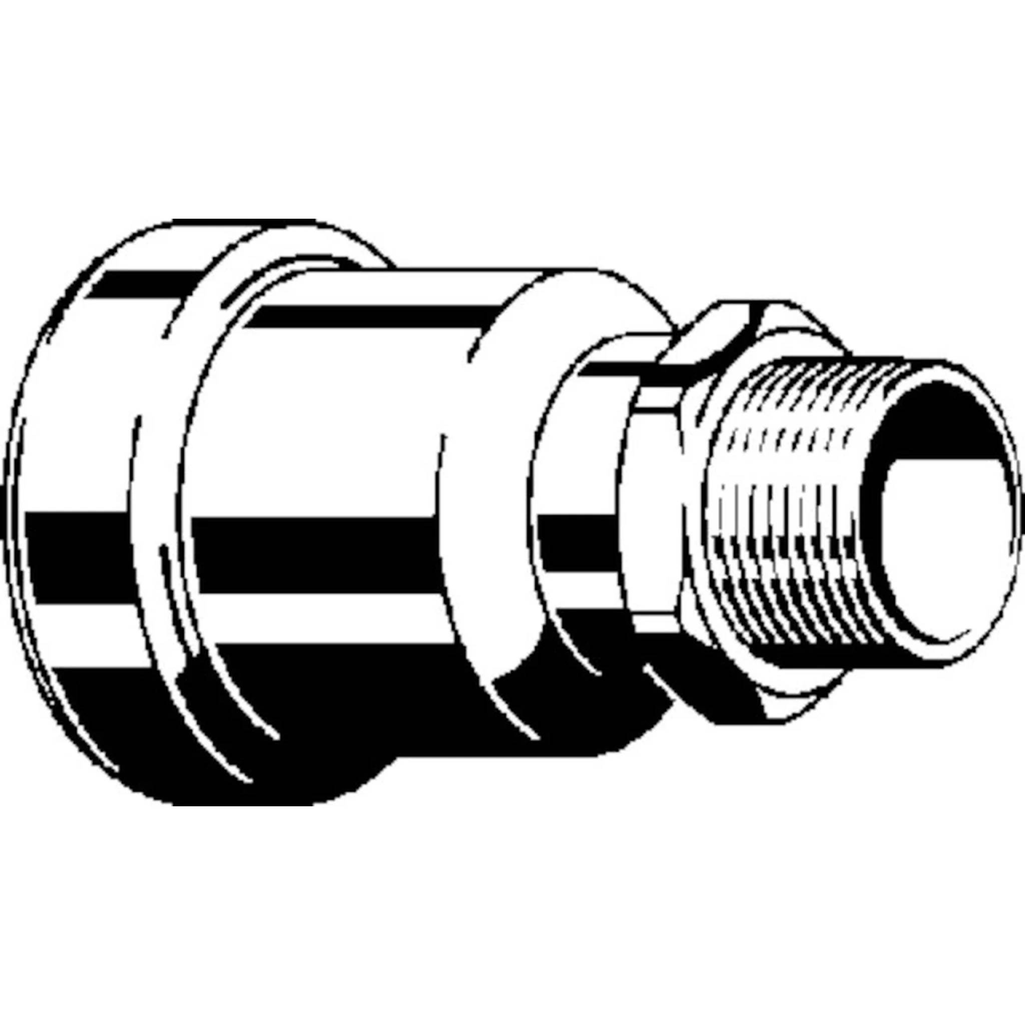 Viega Megapress-Übergangsstück, mit SC-Contur, Stahl unlegiert, Zink-Nickel-Beschichtung, Modell 4211.3, DN1: 50, Außen-Ø: 57, DN2: 50, R: 2, 1 St