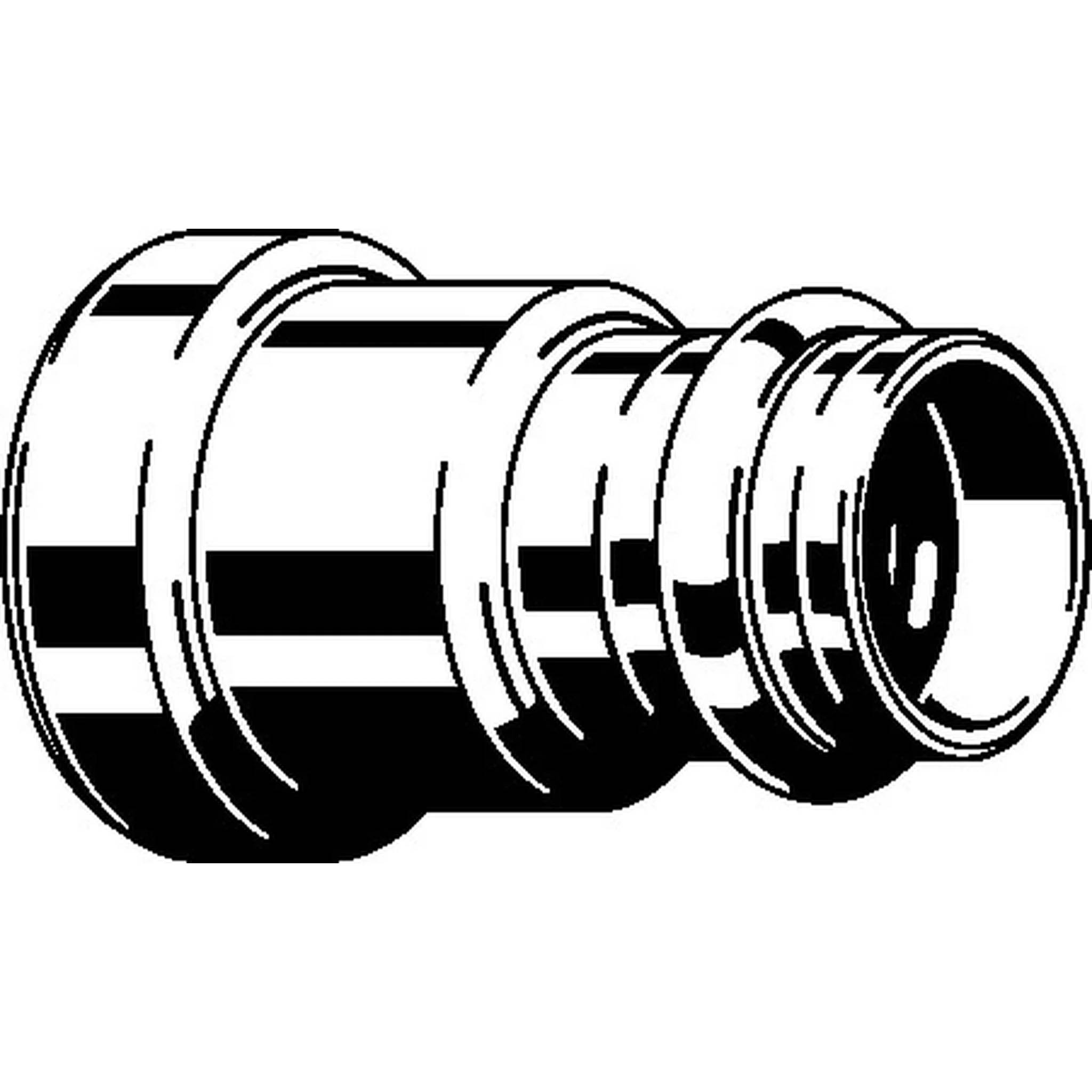 Viega Megapress-Übergangsstück mit SC-Contur, Trinkwasser-Installation Rotguss oder Siliziumbronze, Modell 4213.2, DN: 15, D: ½, d: 15, 1 Stk.
