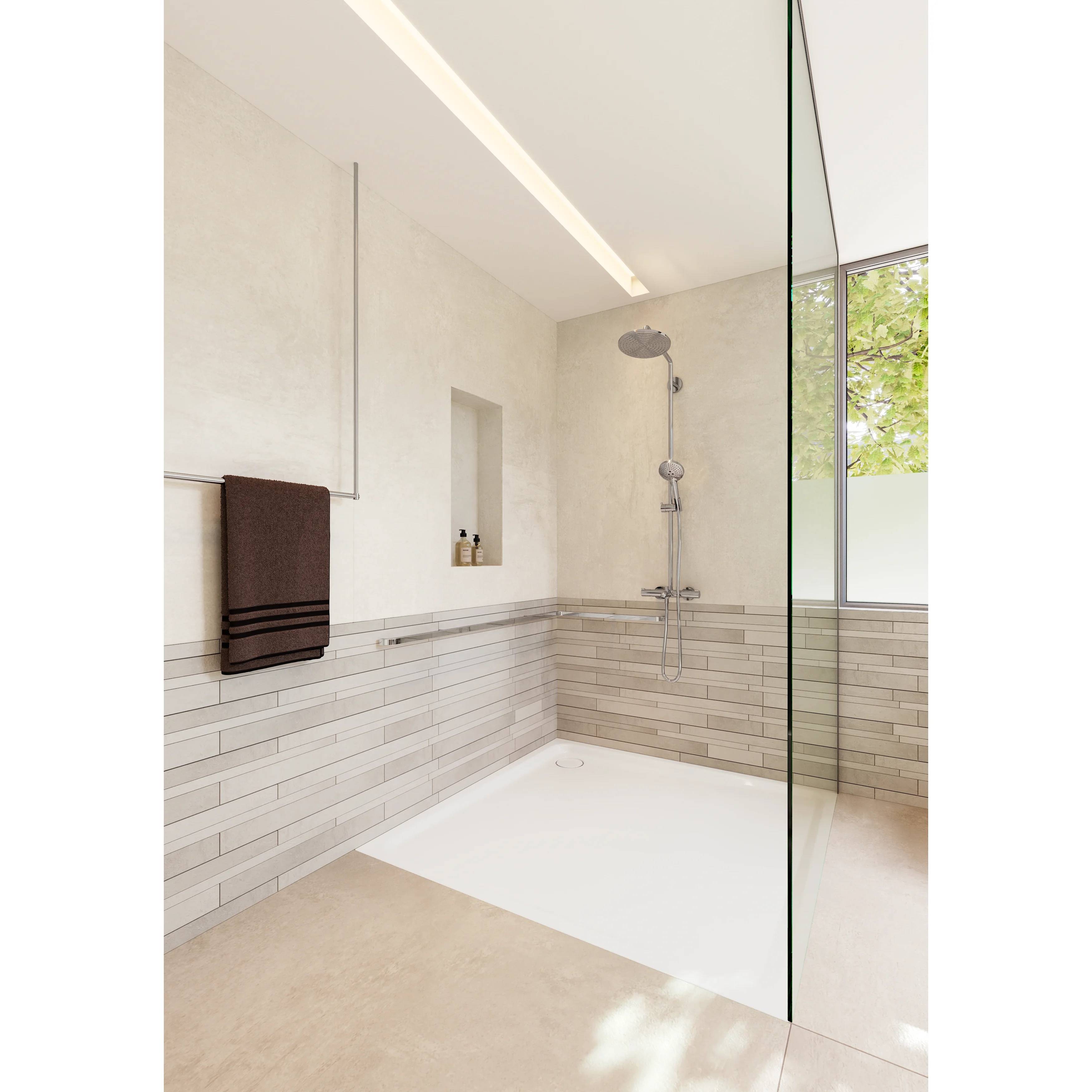 Kaldewei SUPERPLAN CLASSIC, Mod.390-1, 900x900mm, alpinweiß, 1 Stk.