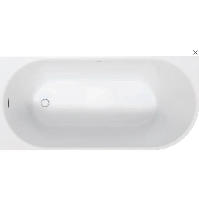 Duravit DuraSenja BW Ecke links, Weiß, Acryl, 1700x800x585 mm, Oval, RS 2, inkl. FG u. AÜL, 1 Stk.