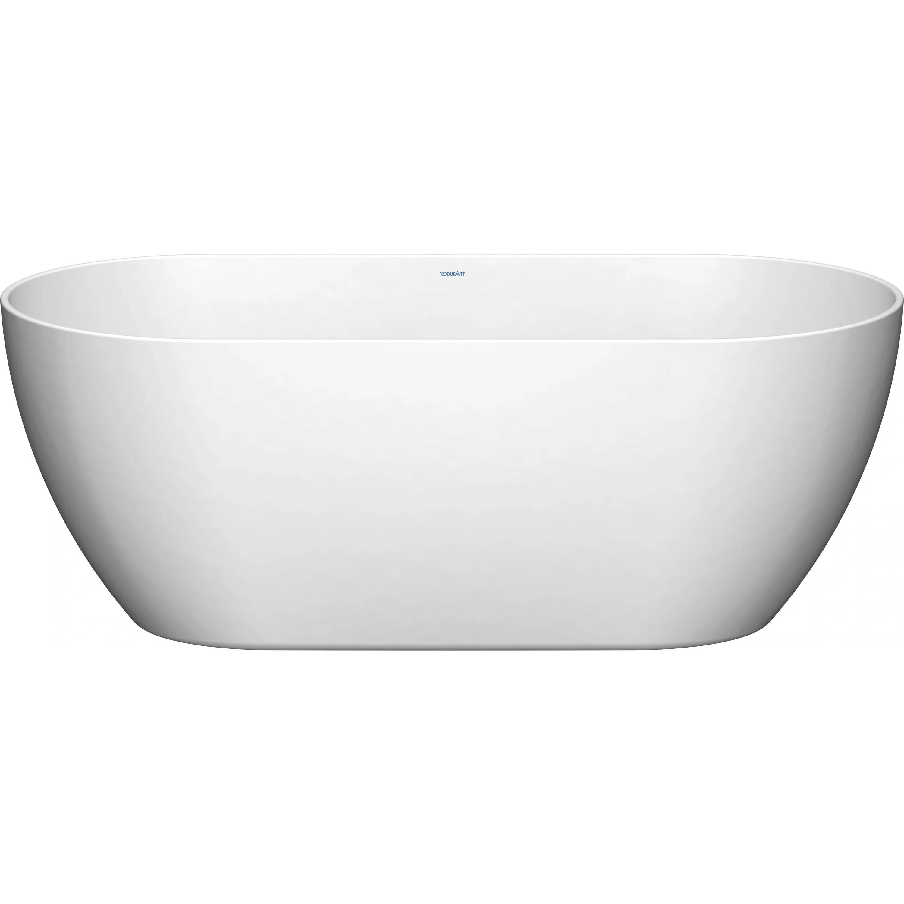Duravit DuraKanto, Badewanne freistehend, Oval, Weiß, Acryl 1700x800x590mm, RS 2, inkl. Füße und Ab- und Überlaufgarnitur, 1 Stk.