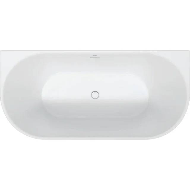 Duravit DU DuraSenja Badewanne Vorwand, Oval, Weiß, Acryl, 1700x800x585, RS 2, inkl. FG u. AÜL-Garn., 1 Stk.