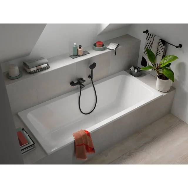 Duravit Badewanne, DU D-Code 2.0 1800x800mm, Einbau 2 Rückenschrägen, Weiß, 1 Stk.