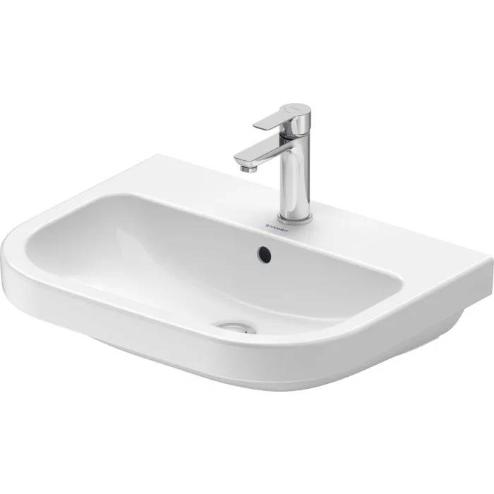 Duravit DU D-Code 2.0 Waschtisch, weiß Hochglanz, rund, 1 Stk.