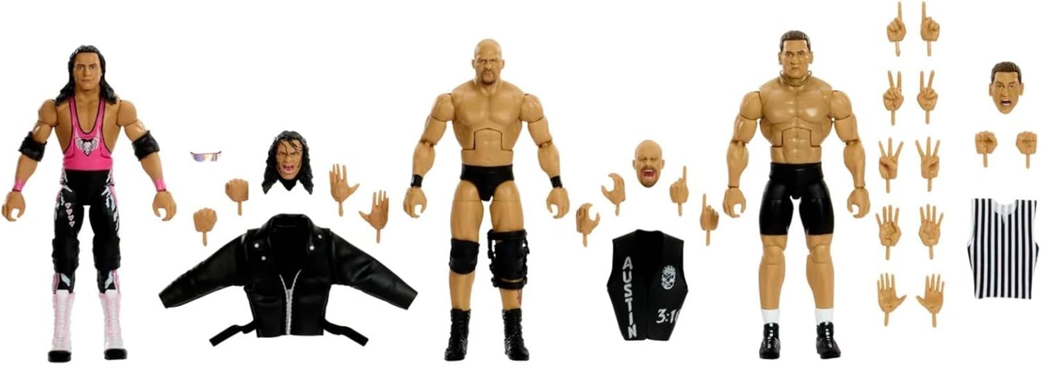 WWE Bret The Hitman Hart Stone Cold Steve Austin Ken Shamrock 2026 Action Figur