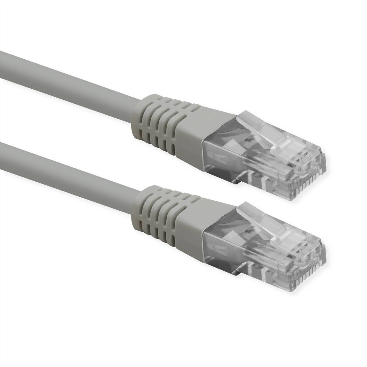 ROLINE Patchkabel Cat.6 (Class E), UTP, PoE, grau, 20 m