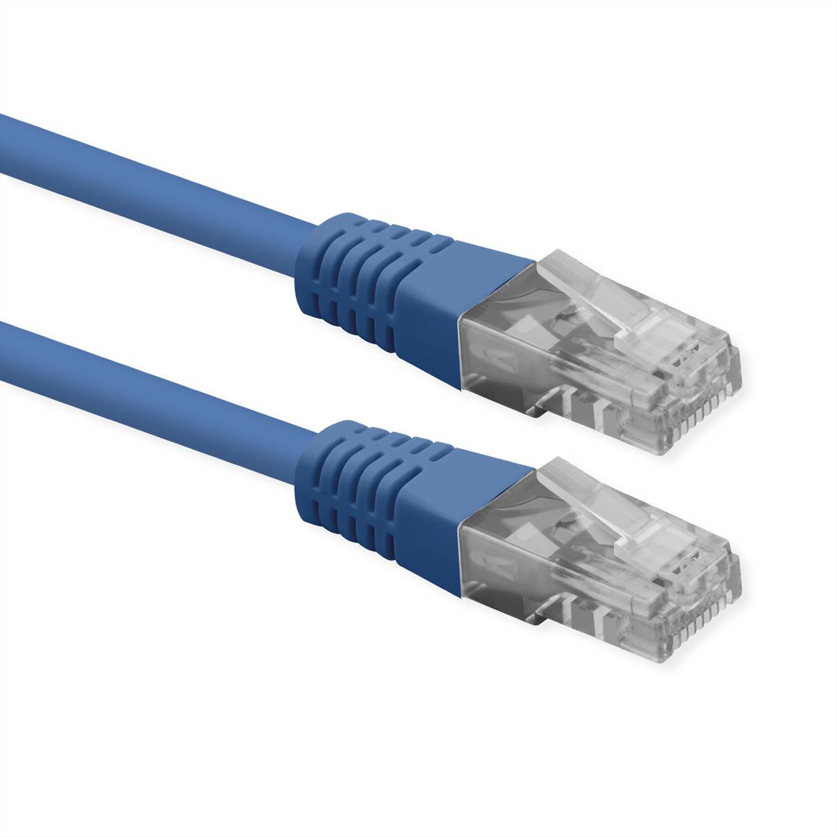 ROLINE Patchkabel Cat.6 (Class E), UTP, PoE, blau, 5 m