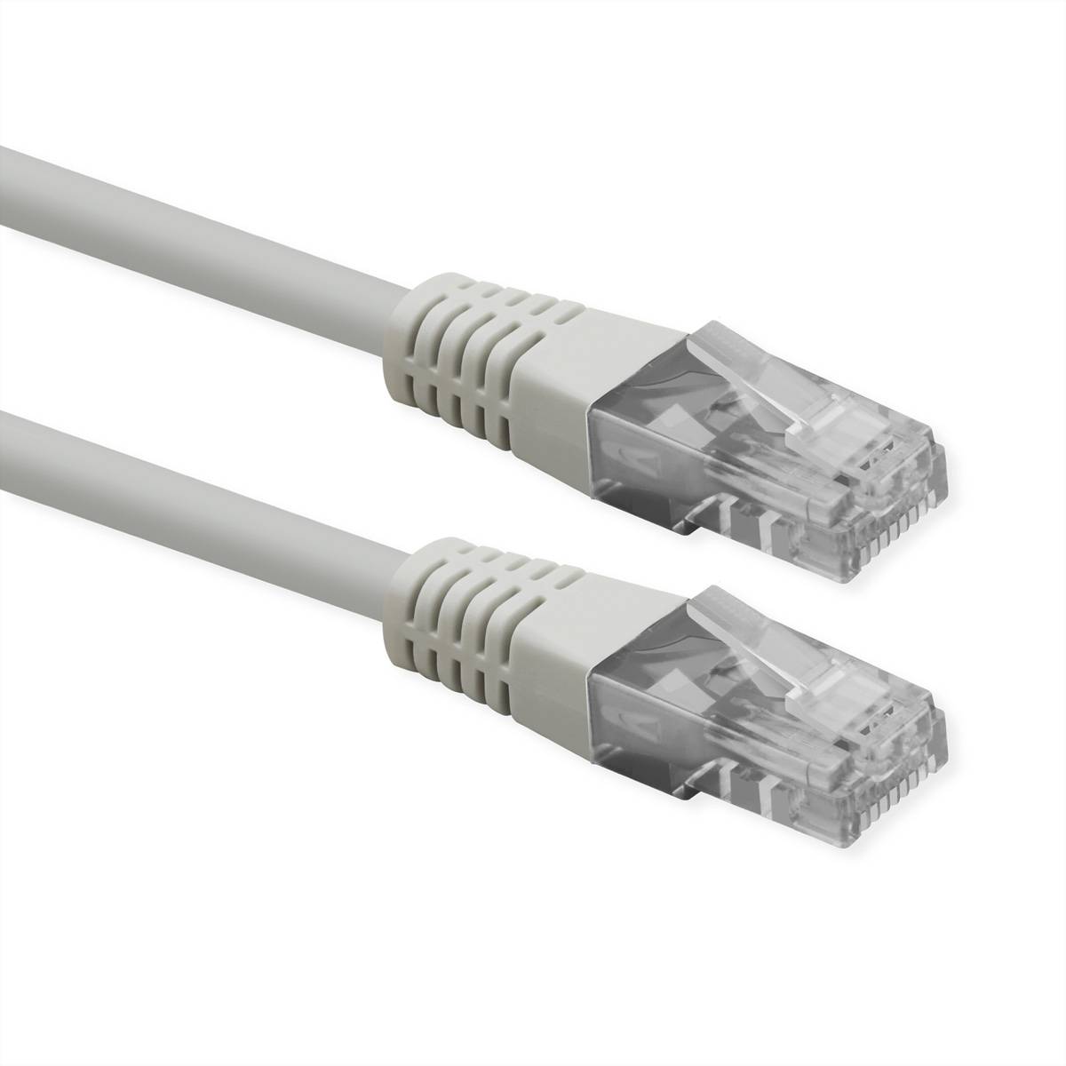 ROLINE Patchkabel Cat.6 (Class E), UTP, PoE, weiß, 0,5 m