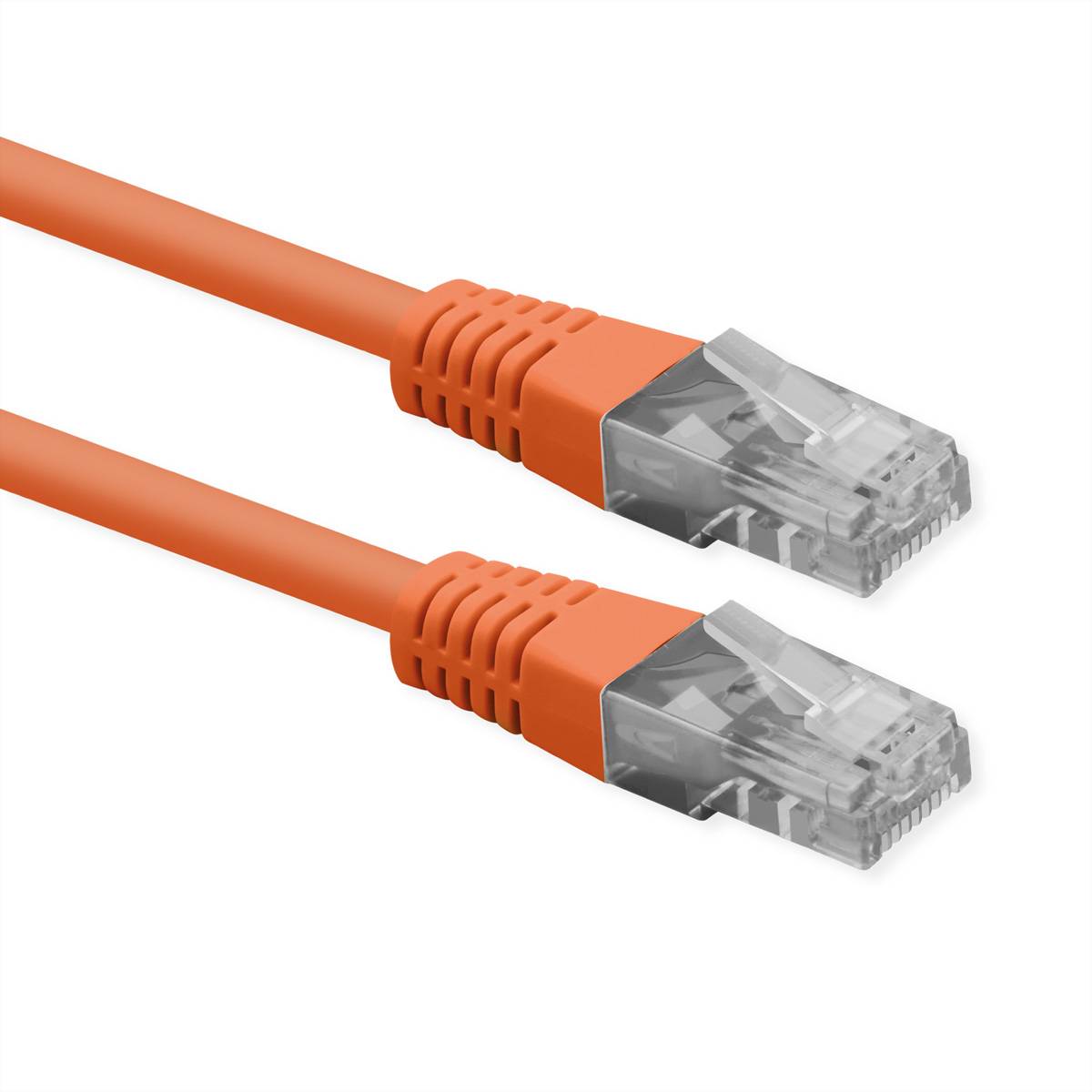 ROLINE Patchkabel Cat.6 (Class E), UTP, PoE, orange, 1,5 m