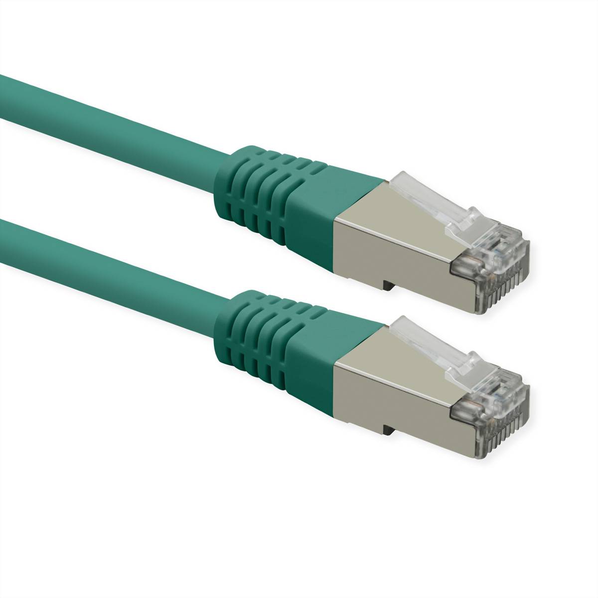 ROLINE Patchkabel Cat.6 (Class E), PoE, S/FTP (PiMF), grün, 7 m
