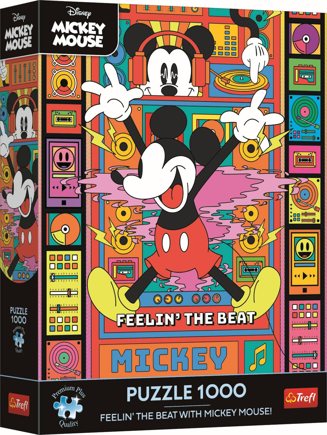 Trefl, Fühle den Beat mit Micky Maus, 1000 Teile Premium Plus Puzzle