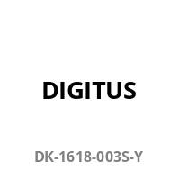 DIGITUS CAT 6 U-UTP Slim Patchkabel, 0,3 m, Gelb
