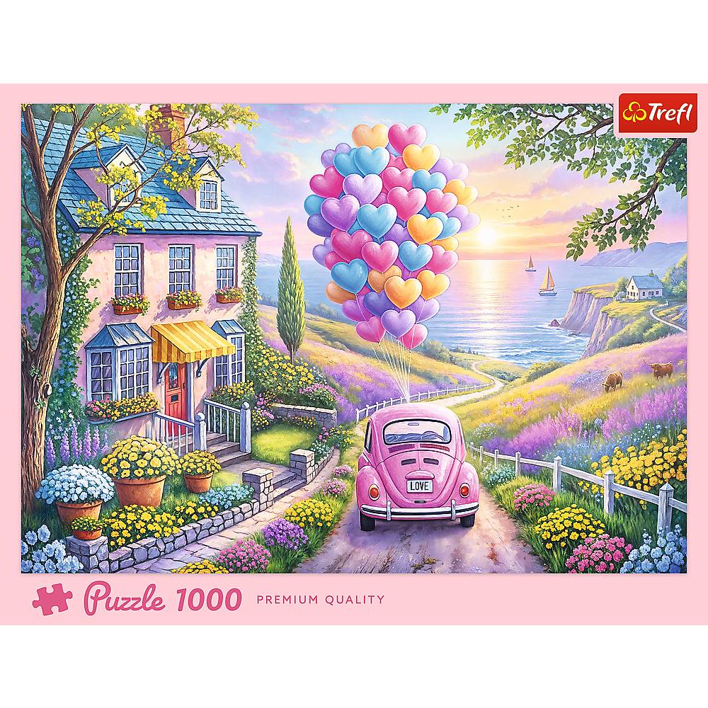 Trefl, Romantische Fahrt, 1000 Teile Puzzle