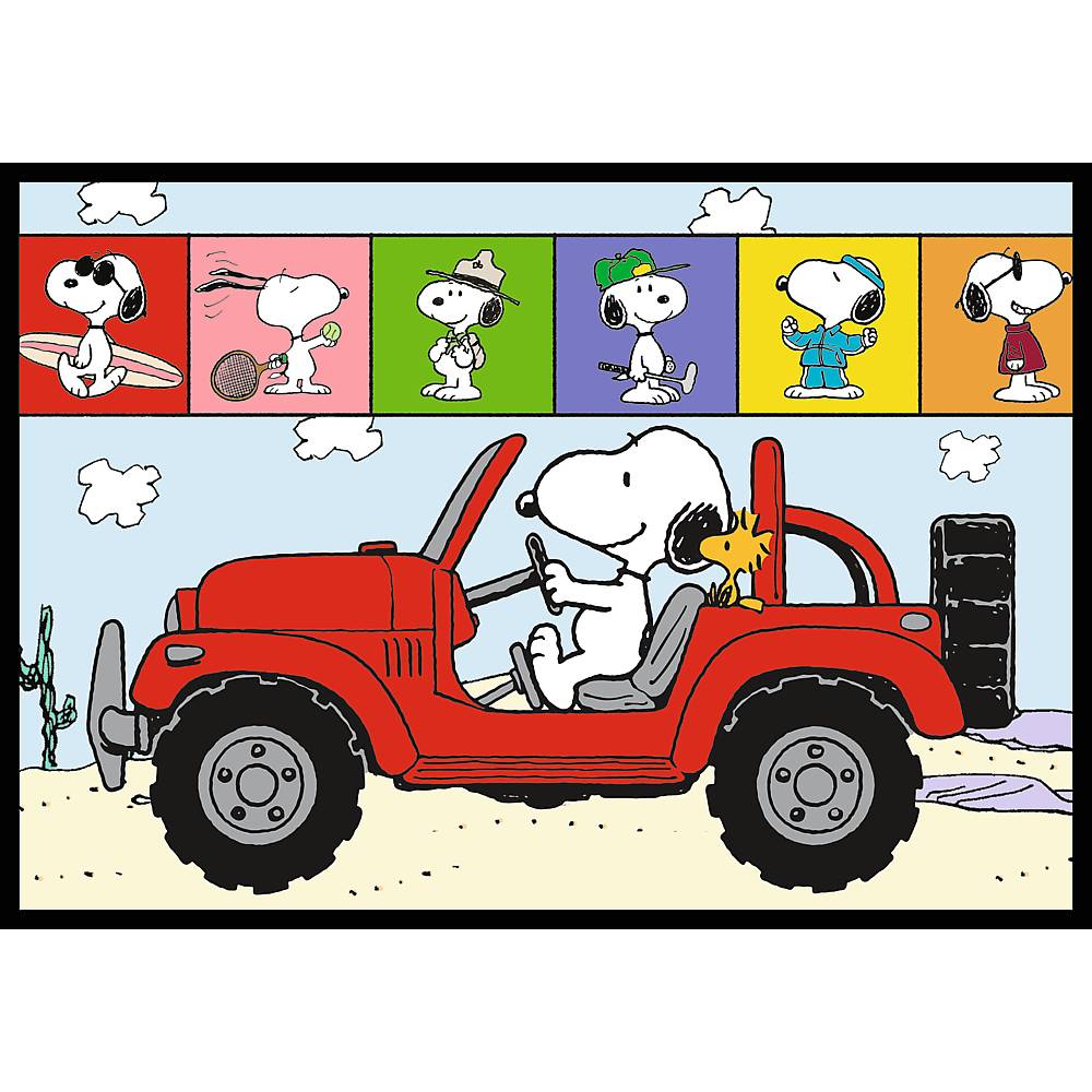 Trefl, Peanuts, 4x250 Teile Puzzle