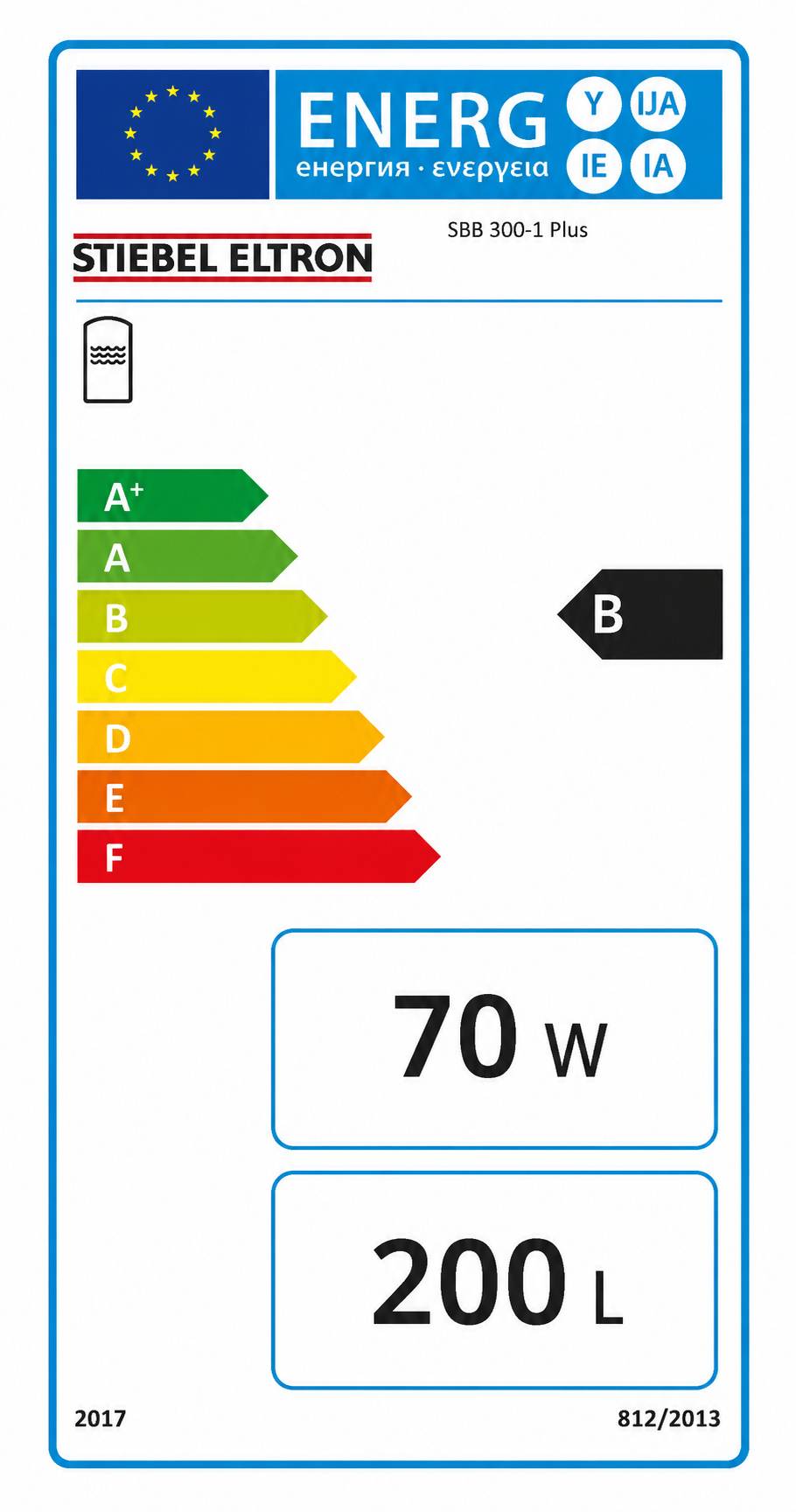 Stiebel Eltron SBP 200 STG 200L Pufferspeicher – optimal für Wärmepumpen, Heizung & Kühlung,