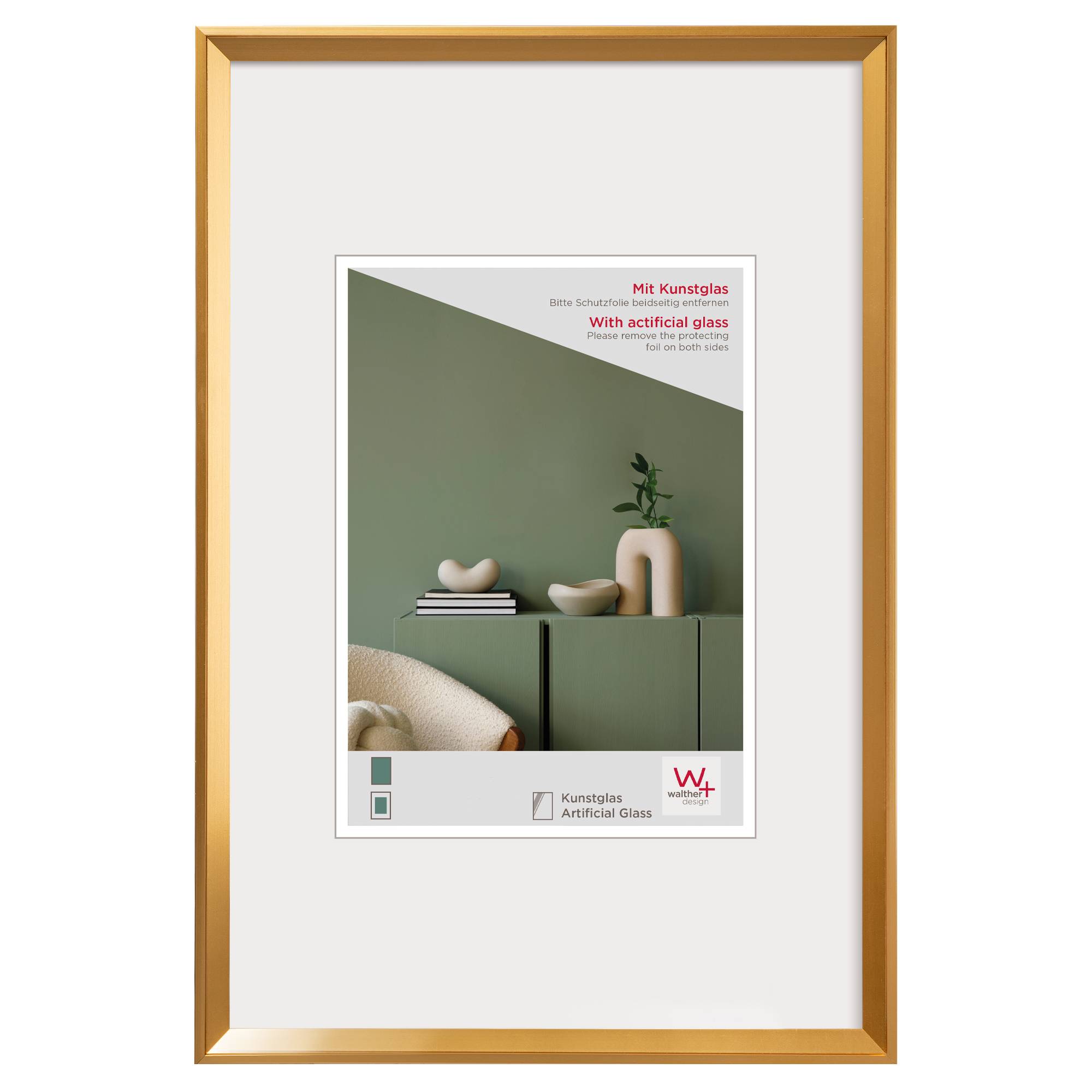 Desire Kunststoffrahmen 13x18 GOLD