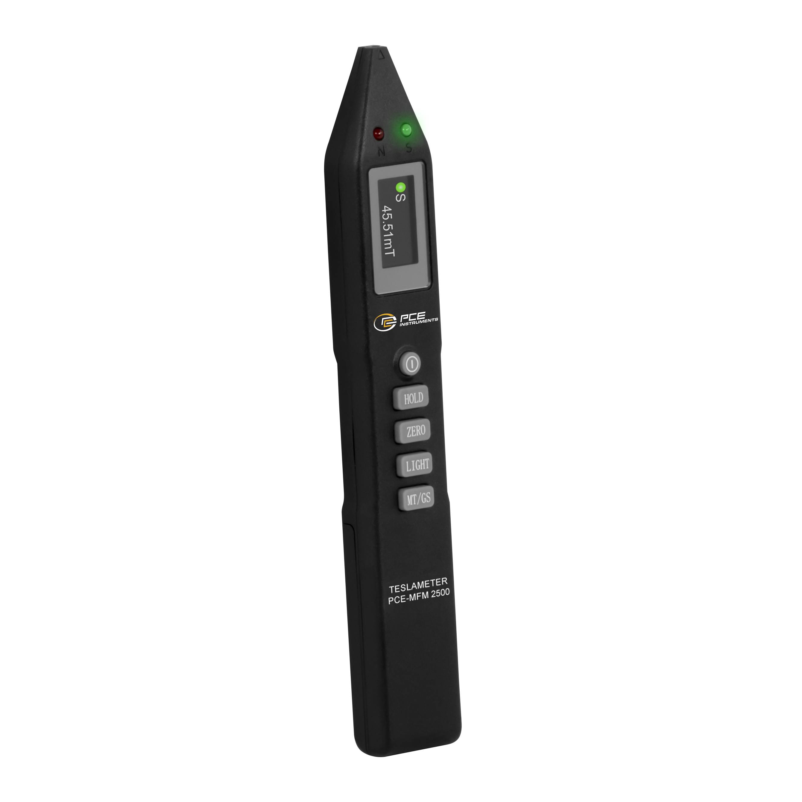 PCE Instruments Magnetfeldstärkenmesser PCE-MFM 2500 |Messbereich 0 … 2500 mT |Aufl. 0,01 mT |Bestimmung Magnetpolarität