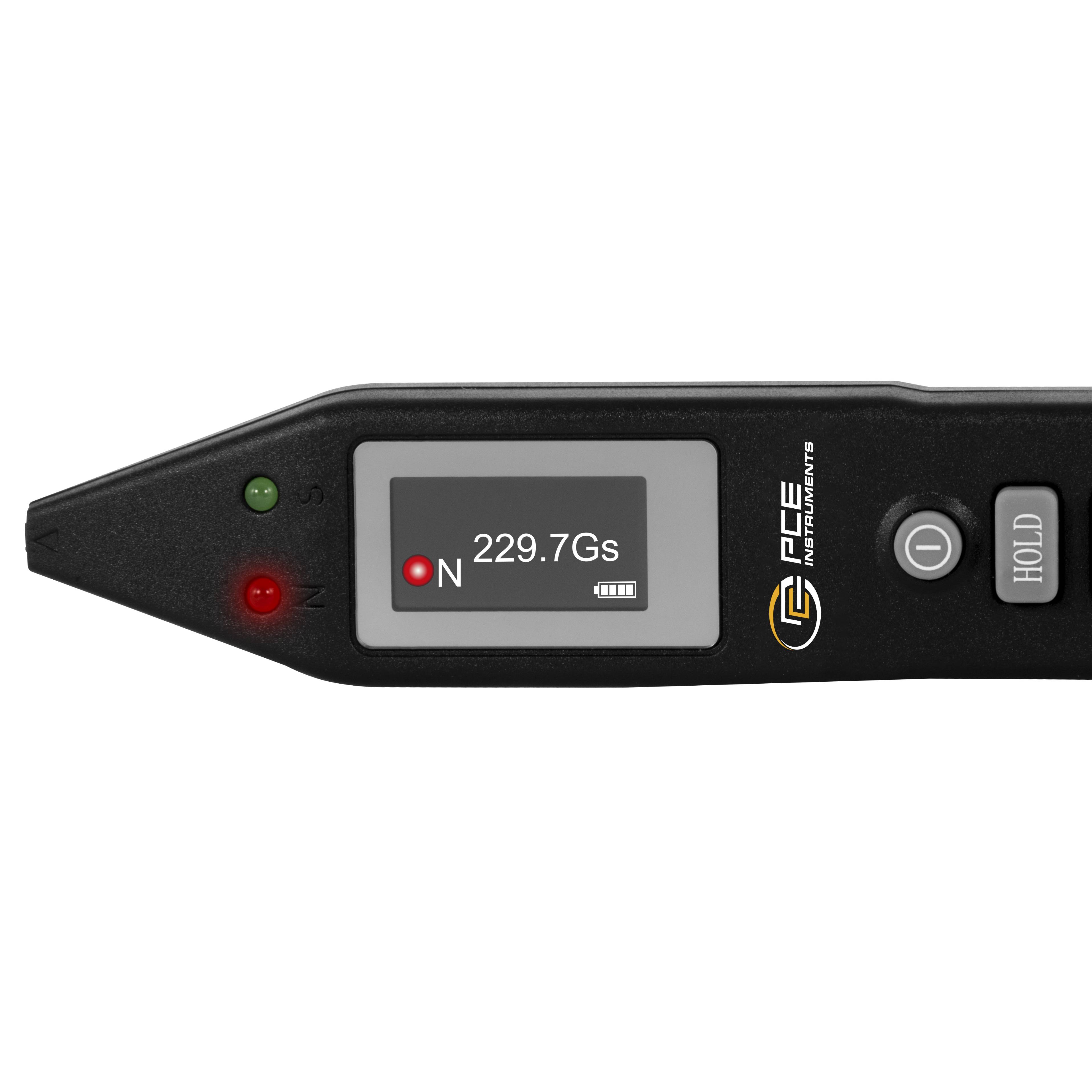 PCE Instruments Magnetfeldstärkenmesser PCE-MFM 2500 |Messbereich 0 … 2500 mT |Aufl. 0,01 mT |Bestimmung Magnetpolarität