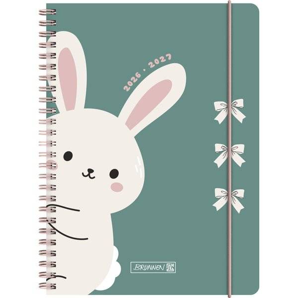 Schülerkalender A5 1 Tag/Seite Bunny 2026/2027