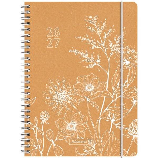 Schülerkalender A5 1 Tag/Seite Meadow 2026/2027