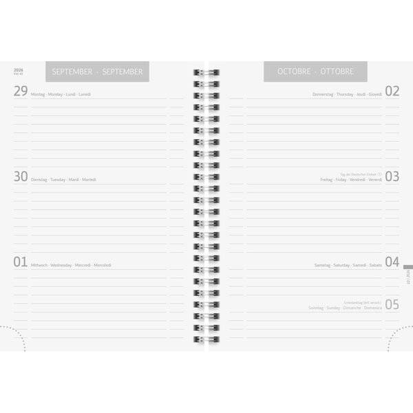 Schülerkalender A5 1 Tag/Seite Nope 2026/2027