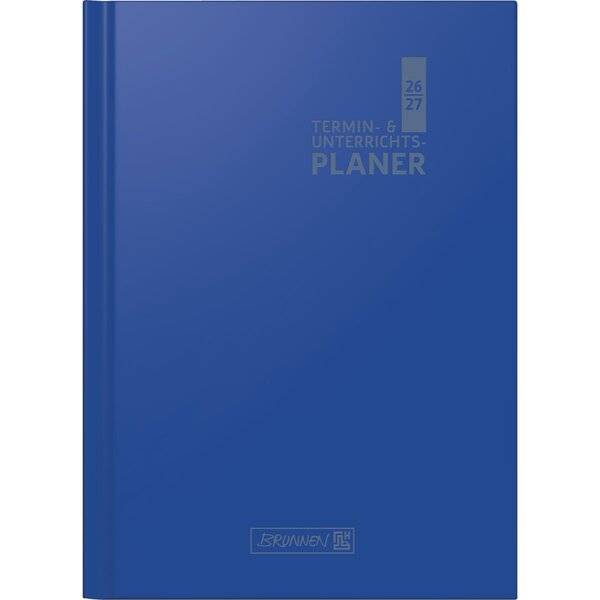 Lehrerkalender 1 Woche/2 Seiten 2026/2027 ca. A4 23x29,7cm Baladek blau