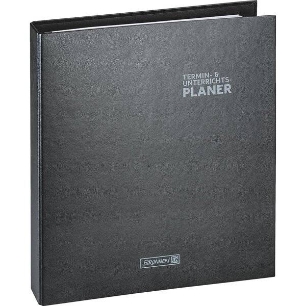 Ringbuch-Kalender Lehrerkalender 1 Woche/2 Seiten 2026/2027 A4 ca. 28x31,5cm Baladek schwarz