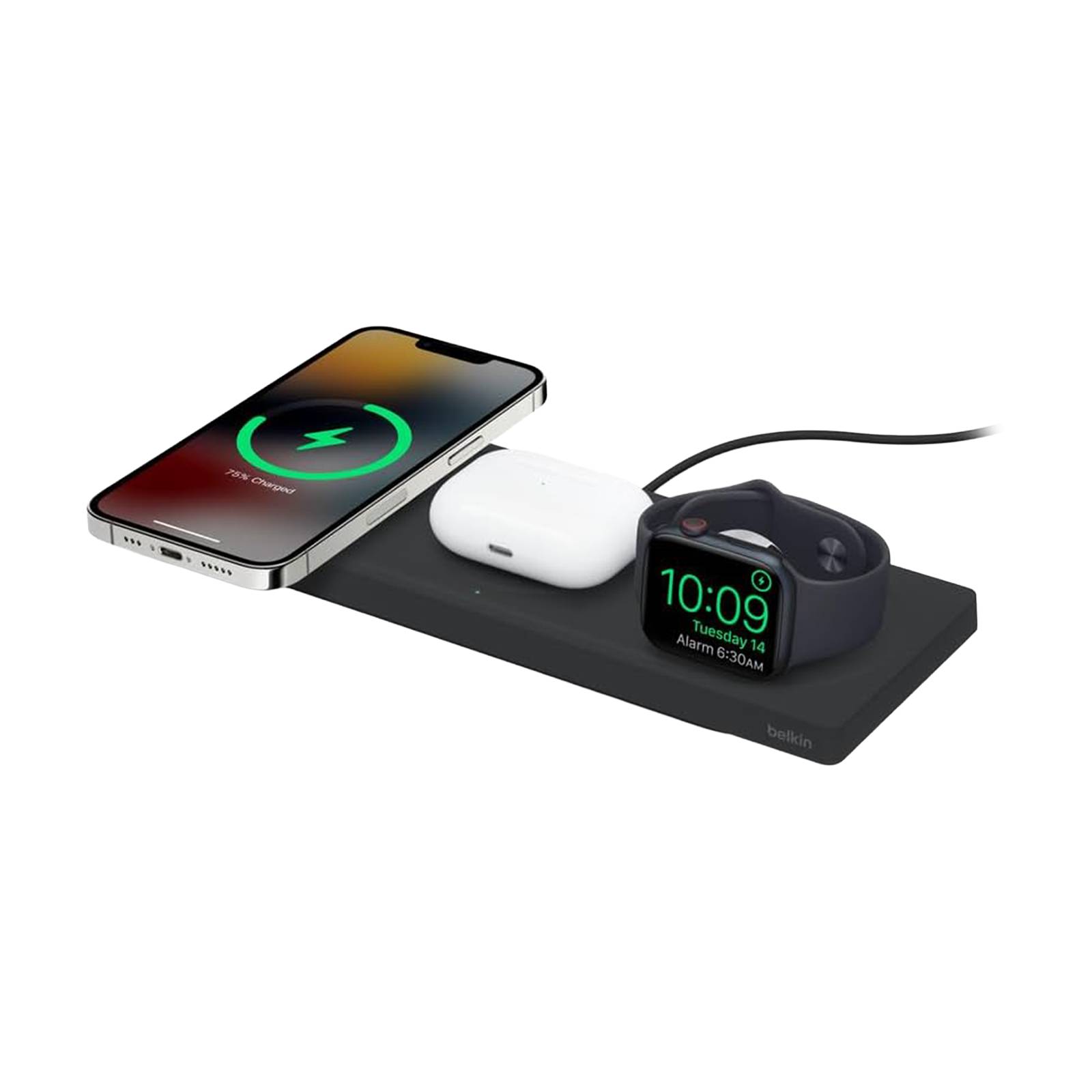 Belkin 3-in-1 Wireless Charger BOOST CHARGE PRO für iPhone Watch Lademodul