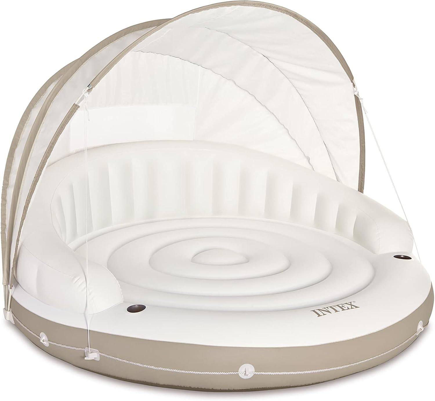 Intex Luxus-Inselbett mit Sonnendach 199x150 cm