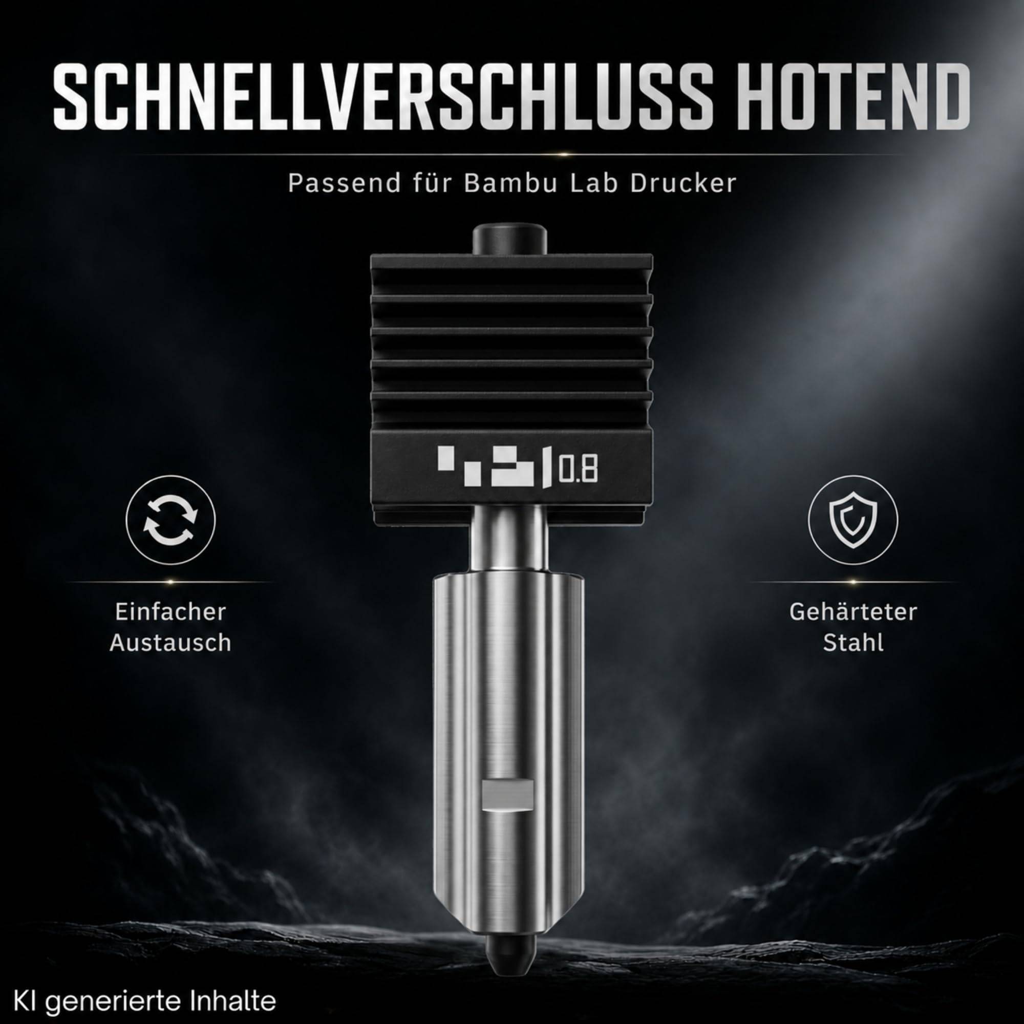 P2S H2S H2D mit 0,8mm Düse passend für Bambu Lab 3D Drucker Nozzle