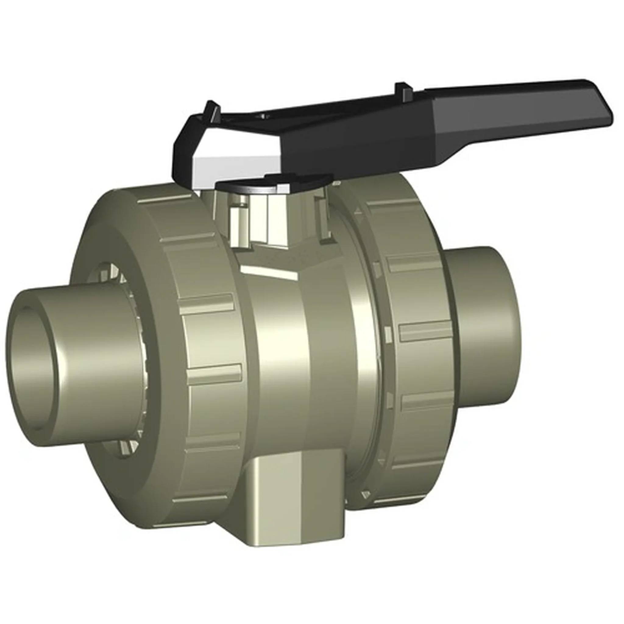 Georg Fischer GF Kugelhahn 546, PP/EPDM, d 63, Stutzen, SDR11, 1 Stk.