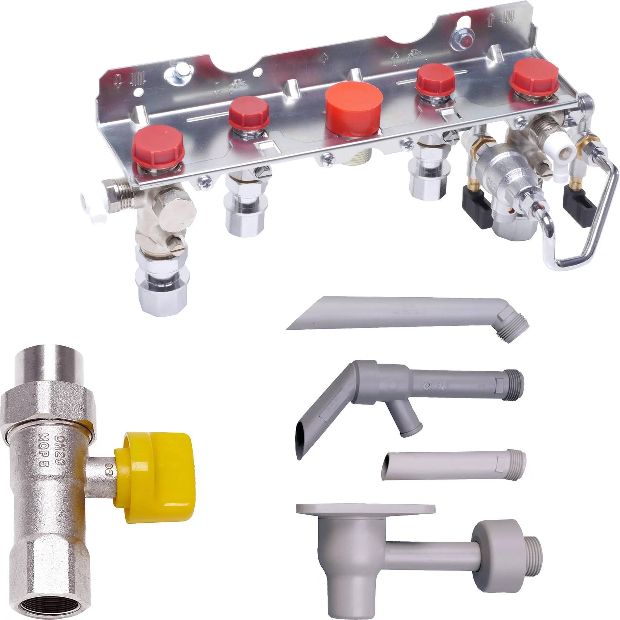 Bosch Aufputzanschluss, MAPL mit Zubehör, inkl. Nachfüllvorrichtung, Hzg, WW, Gas, 1 Stk.