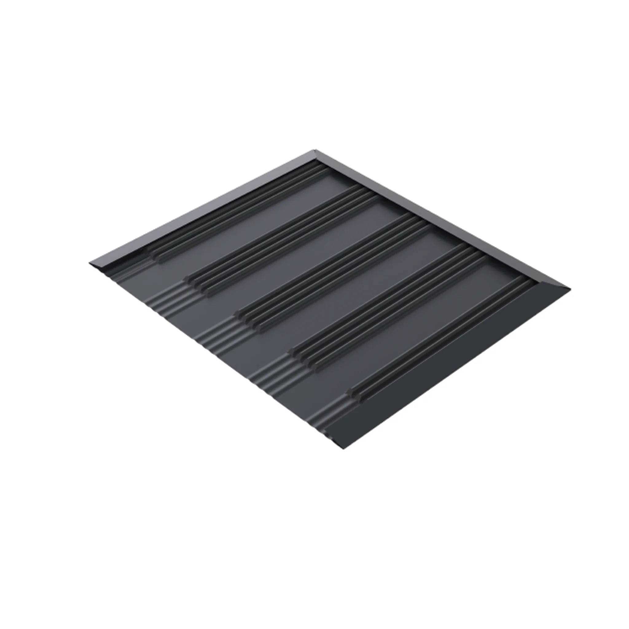 Aerocompact Abdeckblech, XM-FCMB, mittelgroß, schwarz, Packung mit 10 Stk.