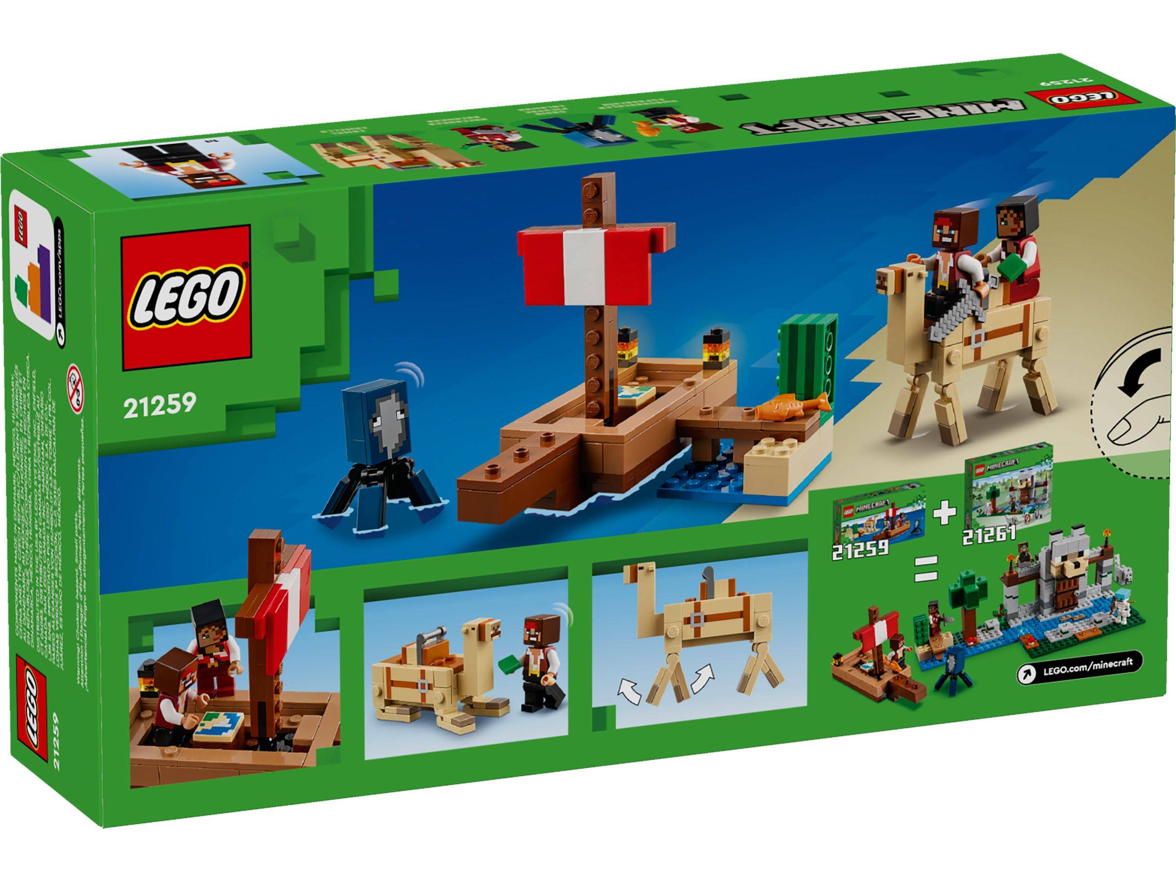 LEGO® Minecraft™ 21259 Die Piratenschiffreise