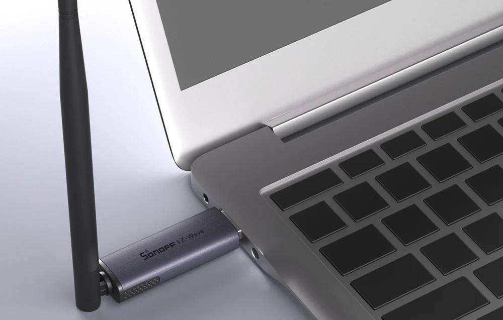 Sonoff 800 Z-Wave Dongle-PZG23, Z-Wave Long Range USB Dongle für Home Assistant, openHAB