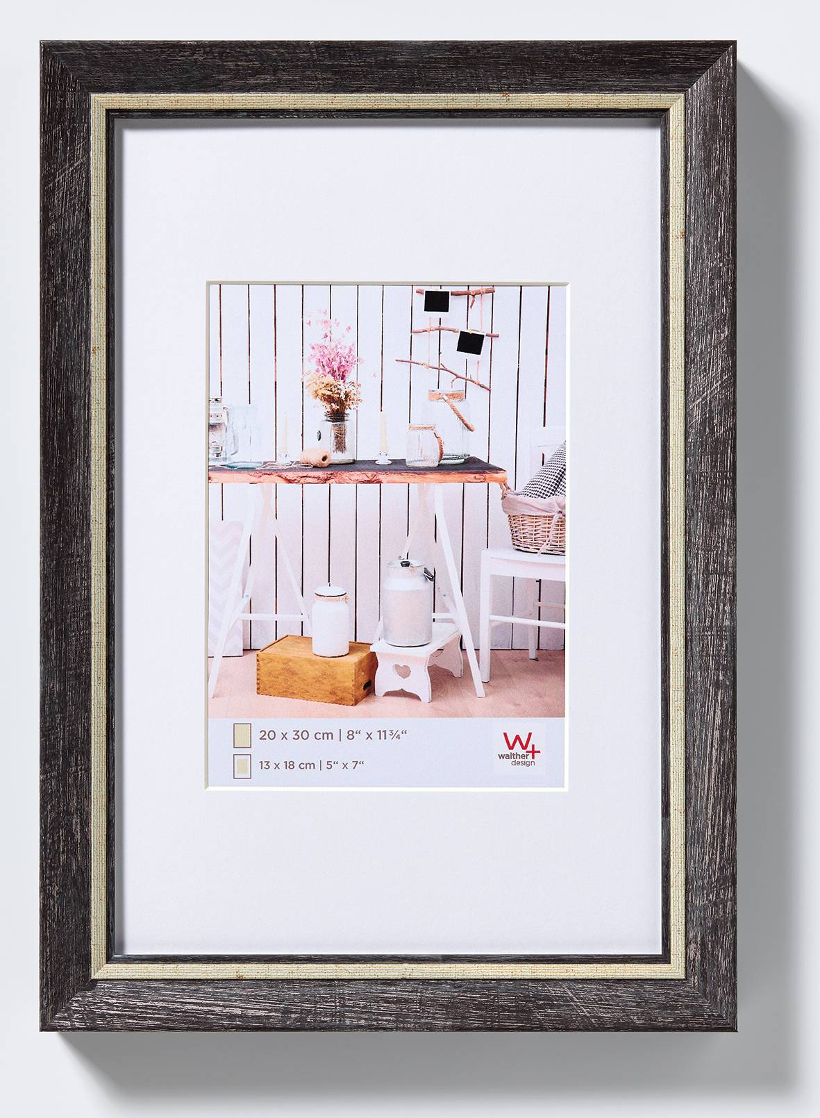BILDERRAHMEN Chalet Designrahmen 40x60 cm SCHWARZ