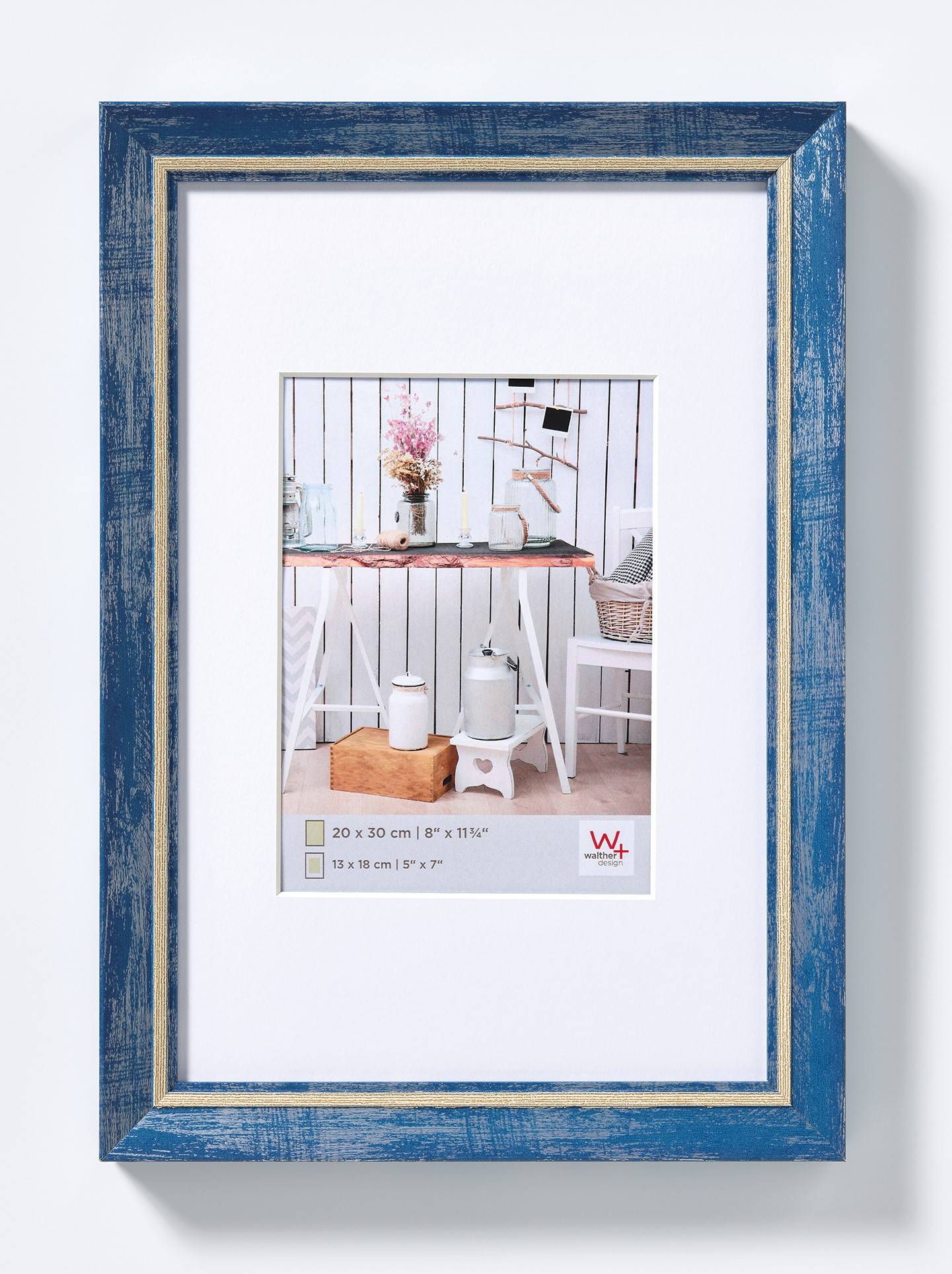 BILDERRAHMEN Chalet Designrahmen 50x70 cm BLAU