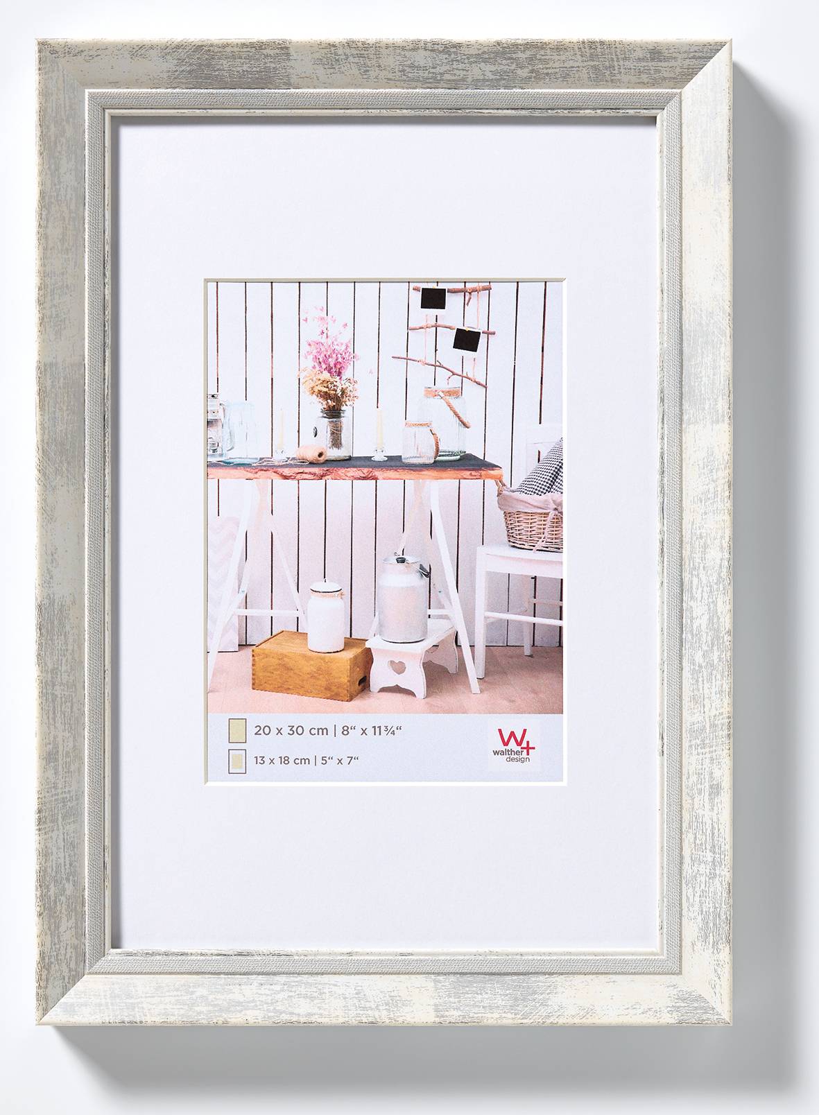BILDERRAHMEN Chalet Designrahmen 10x15 cm WEISS