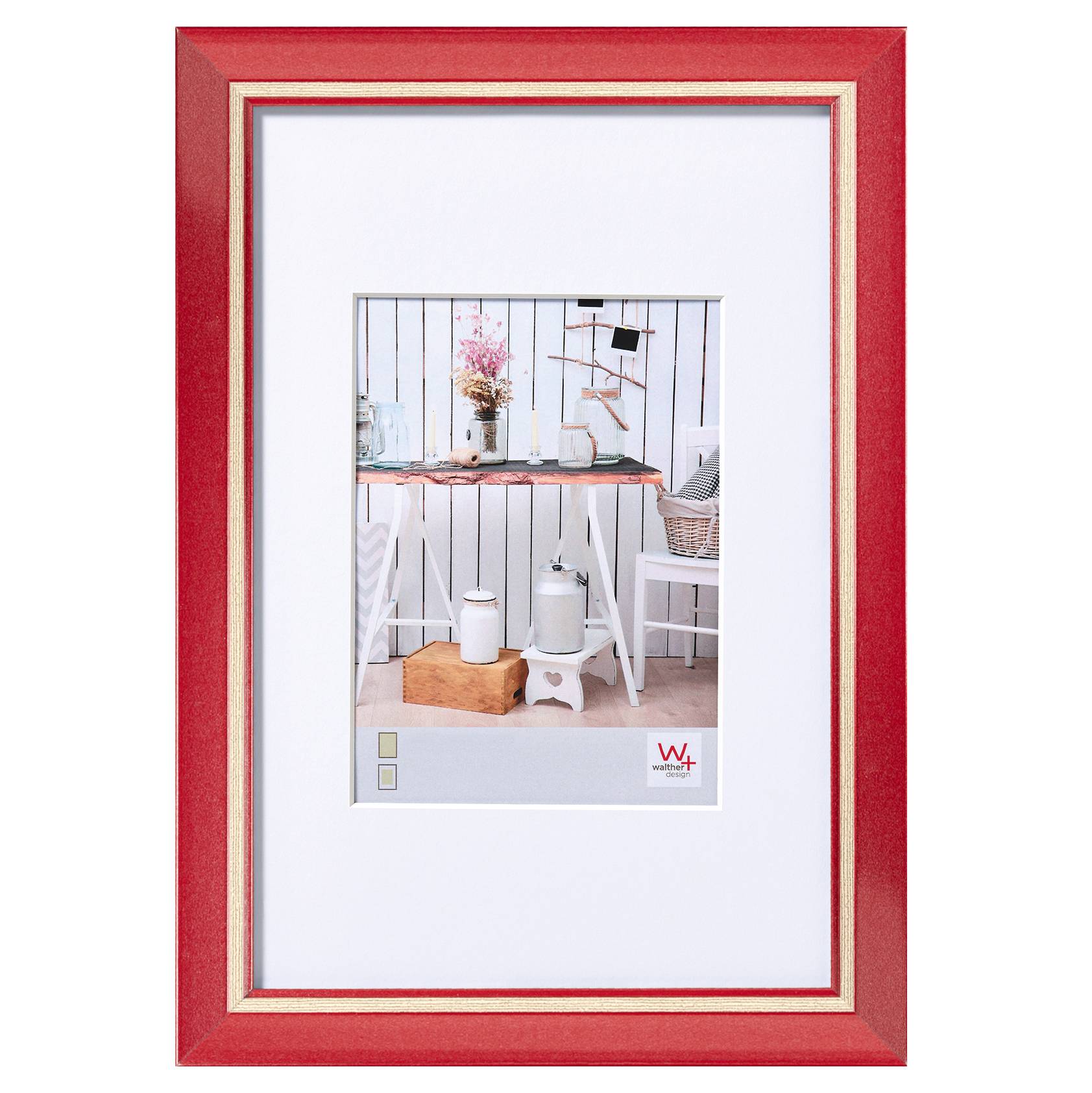 BILDERRAHMEN Chalet Designrahmen 50x70 cm ROT
