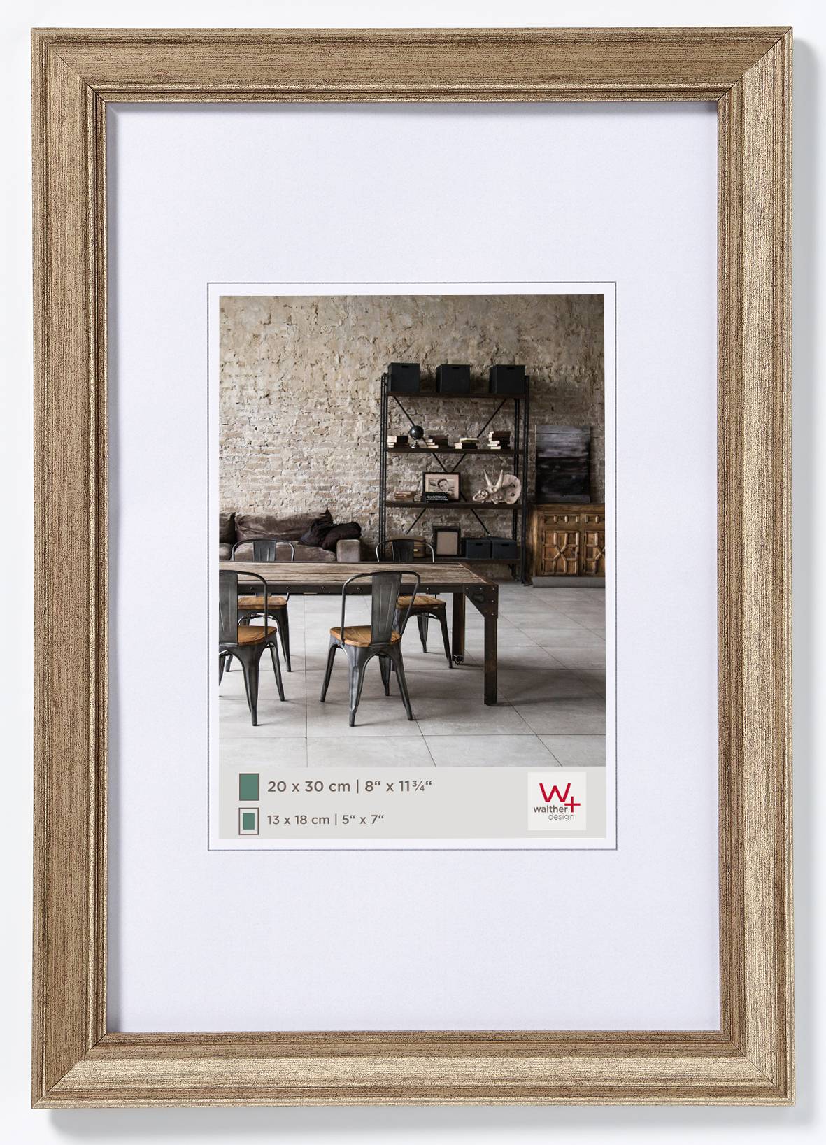 Lounge Designrahmen 10x15 cm STAHL