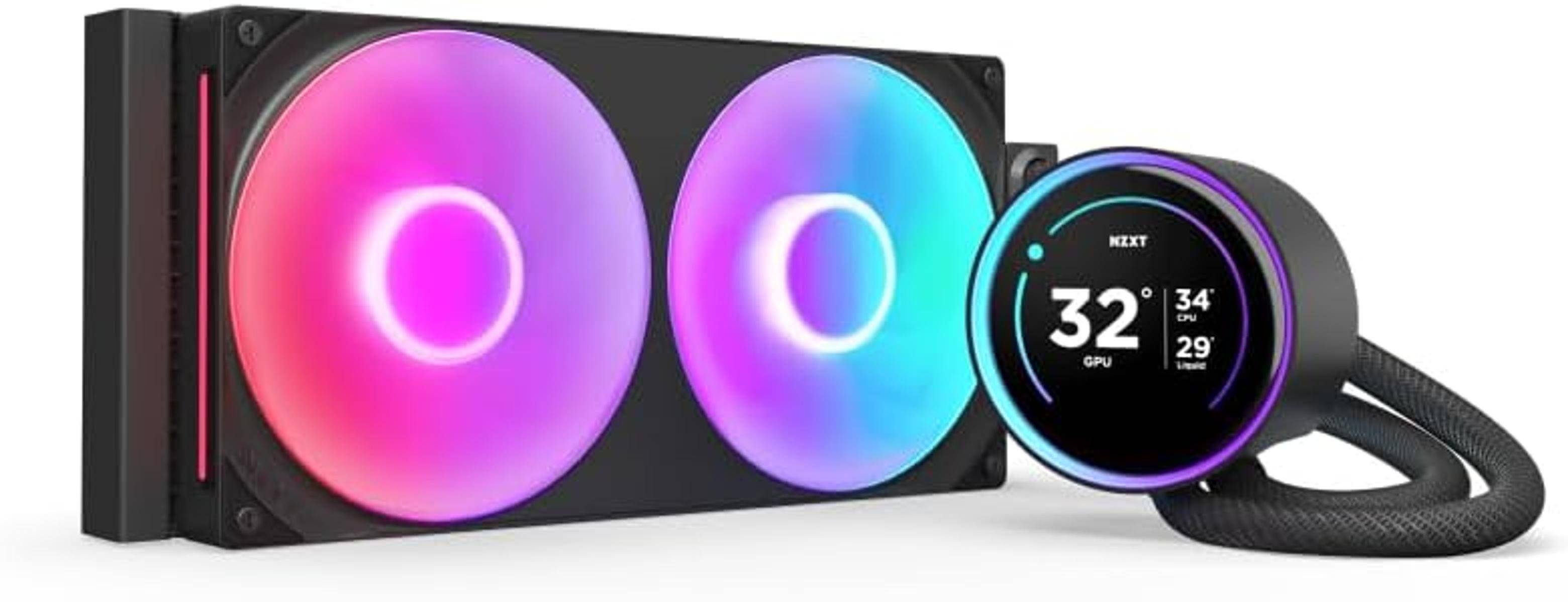 NZXT Kraken Serie AIO CPU-Flüssigkeitskühler LCD-Display Lüfter Elite 280 RGB