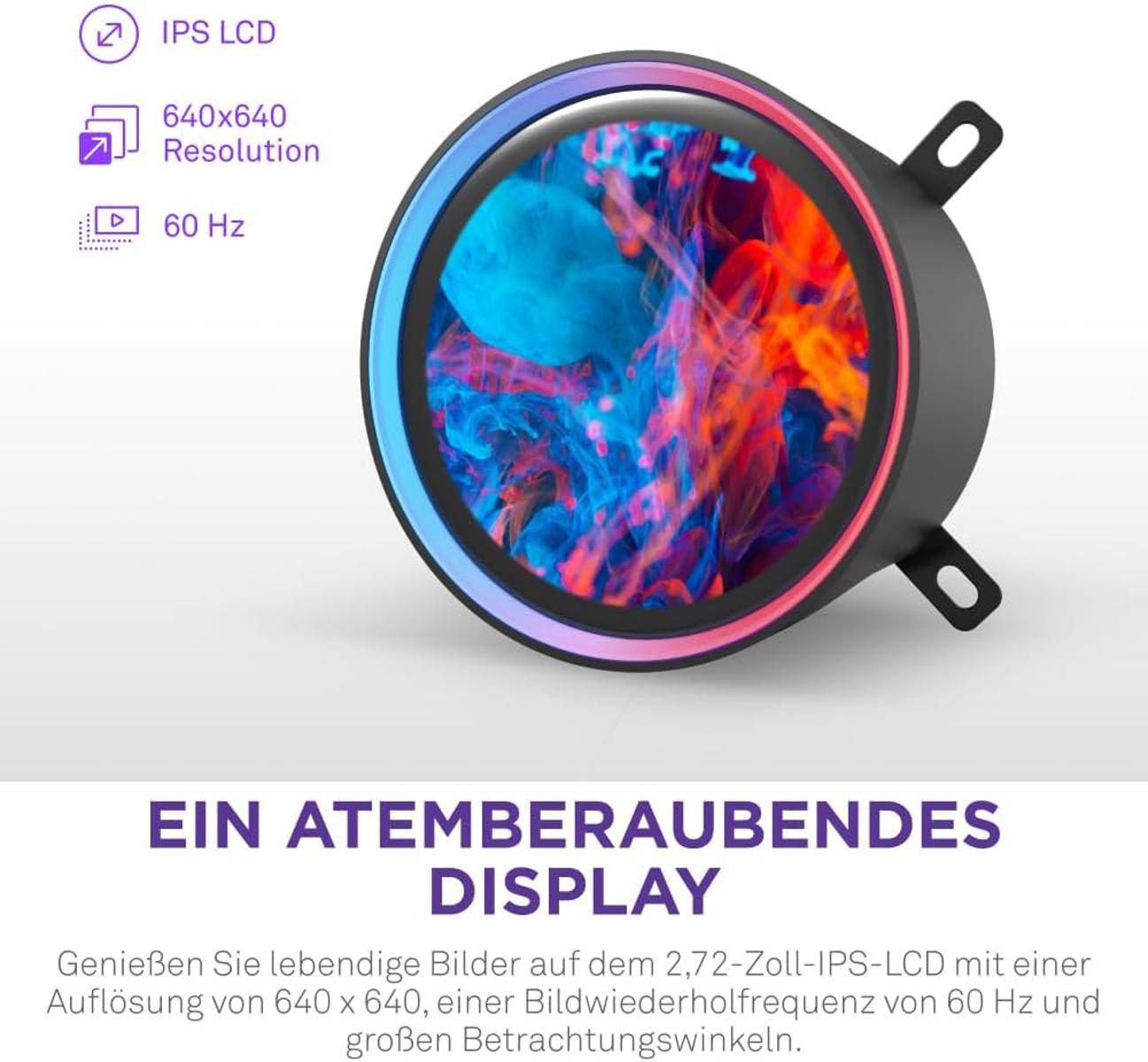 NZXT Kraken Serie AIO CPU-Flüssigkeitskühler LCD-Display Lüfter Elite 280 RGB