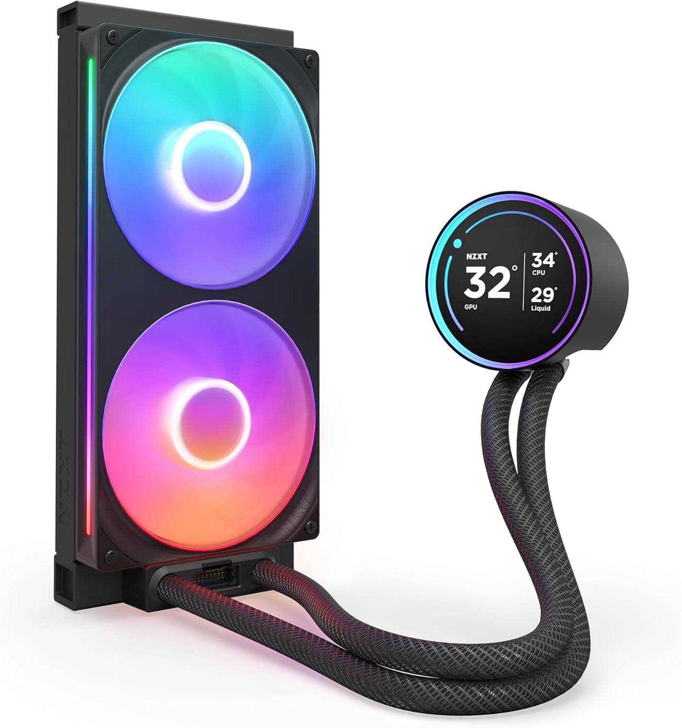 NZXT Kraken Serie AIO CPU-Flüssigkeitskühler LCD-Display Lüfter Elite 280 RGB