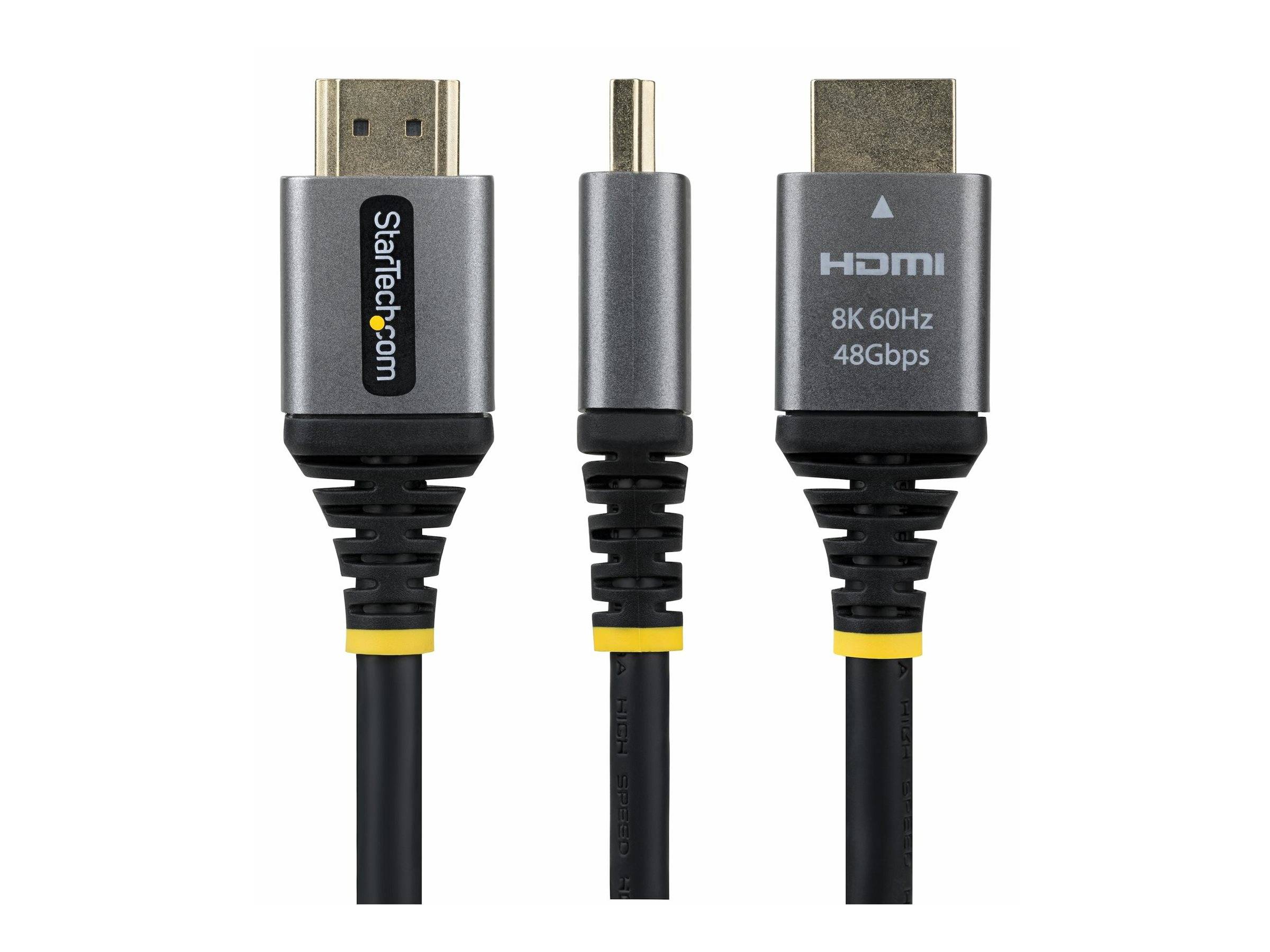 StarTech.com 30cm zertifiziertes Ultra High Speed HDMI Kabel, 8K 60Hz und 4K 120Hz, HDMI 2.1 Kabel mit HDR10+ und eARC, 48Gbps, 4K HDMI Kabel für