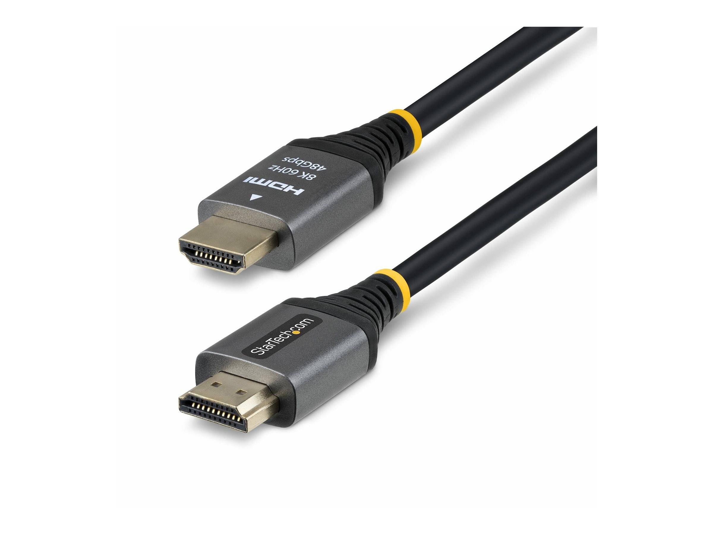 StarTech.com 30cm zertifiziertes Ultra High Speed HDMI Kabel, 8K 60Hz und 4K 120Hz, HDMI 2.1 Kabel mit HDR10+ und eARC, 48Gbps, 4K HDMI Kabel für