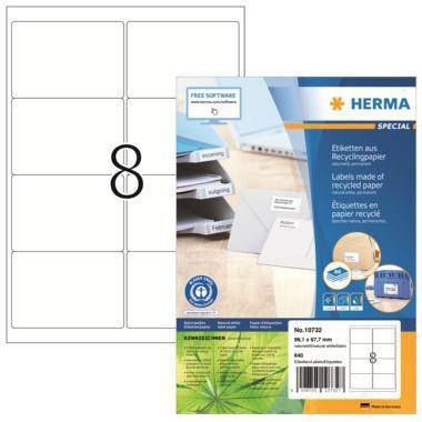 HERMA Etikett 10732 RC 99,1x67,7mm nws 640St